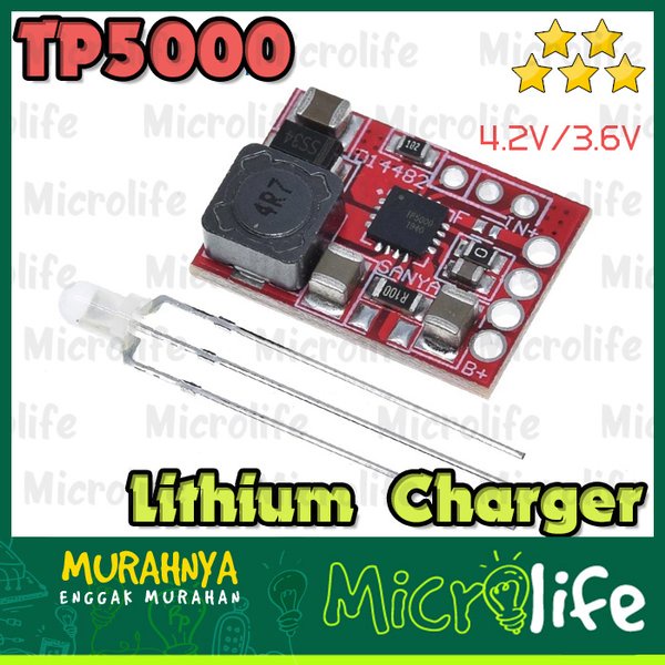 TP5000 4.2V/3.6V 1A Lithium Battery Charging Board Charger Module