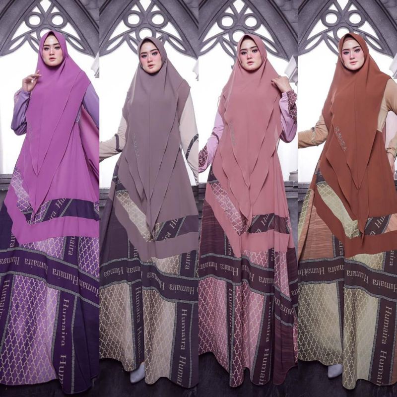 Dharuna syari set original brand Humaira