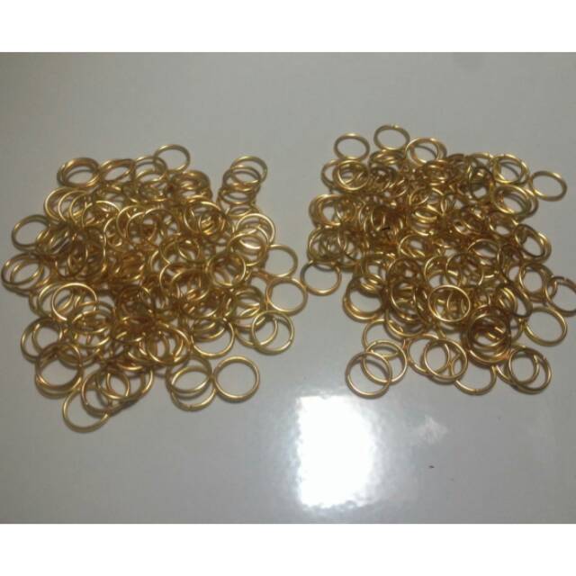 DIY Ring untuk Rantai Kalung, Gelang & Gantungan Kunci Emas