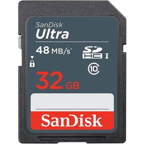 SD CARD SANDISK 32 GB CLASS 10 48MB/s