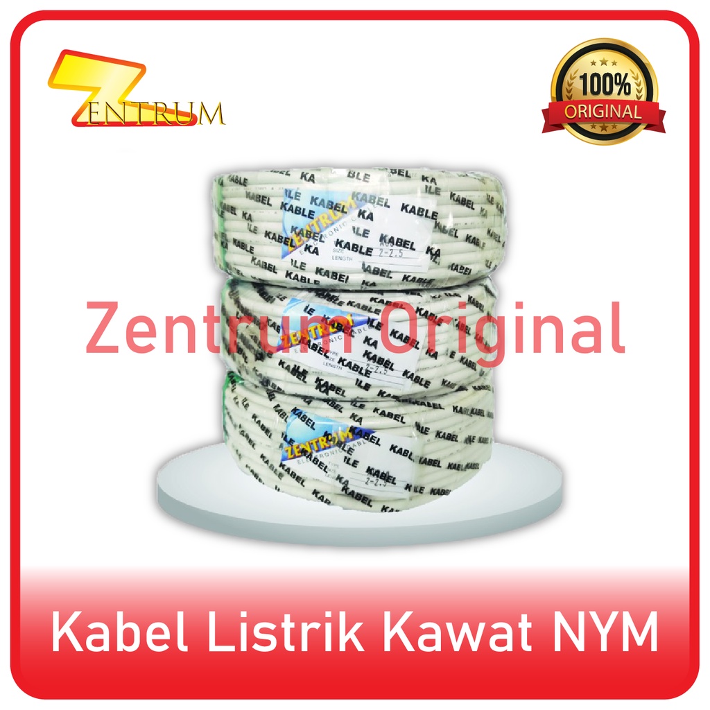 Kabel Listrik Kawat NYM 2 x 1.5 (PER METER)