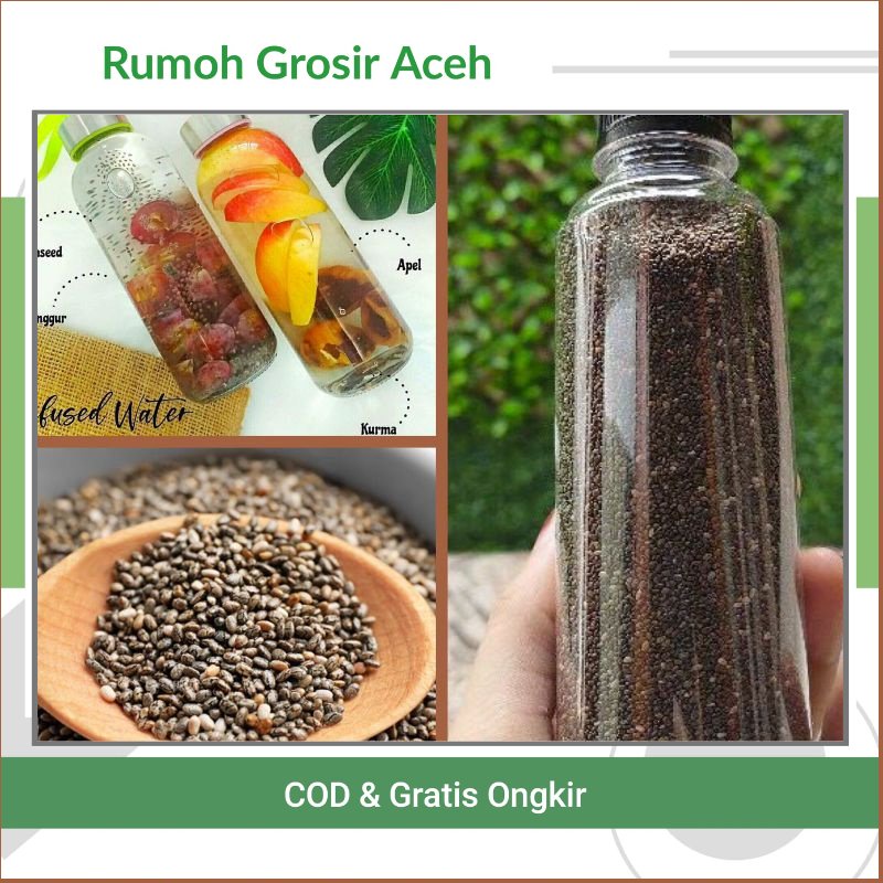 

[ACEH] CHIA SEED ORGANIK / BLACK CHIA SEED 200 gr