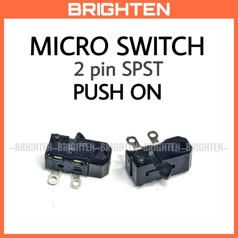 Micro Limit Switch Push On 2 pin SPST