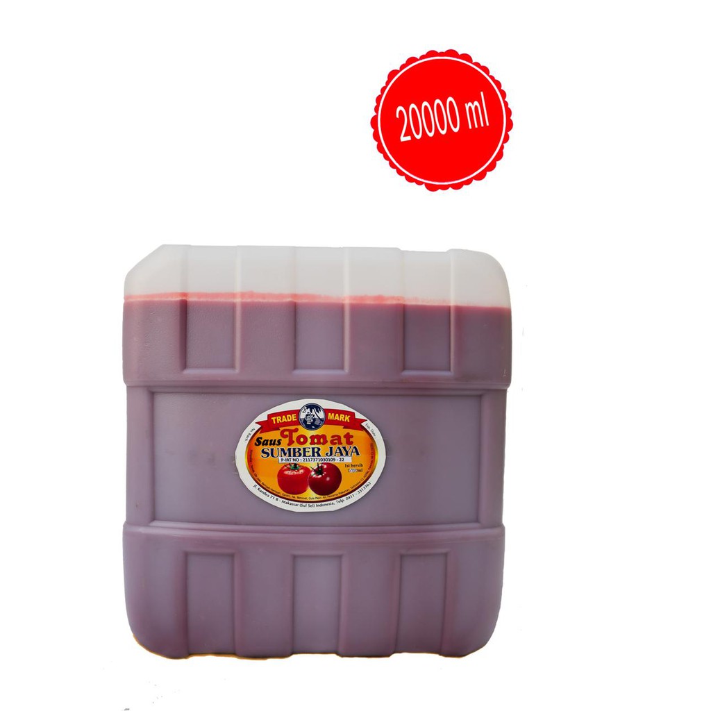 

Saos/Saus Tomat 20000 mL ( Sumber Jaya )