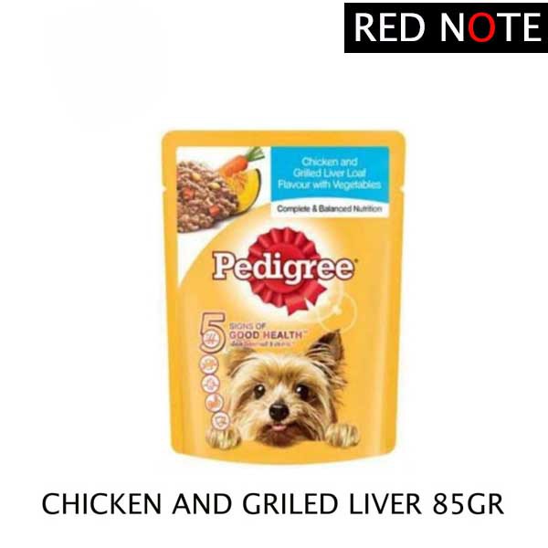 Pedigree Pouch Chicken &amp; Grilled Veg 80gr