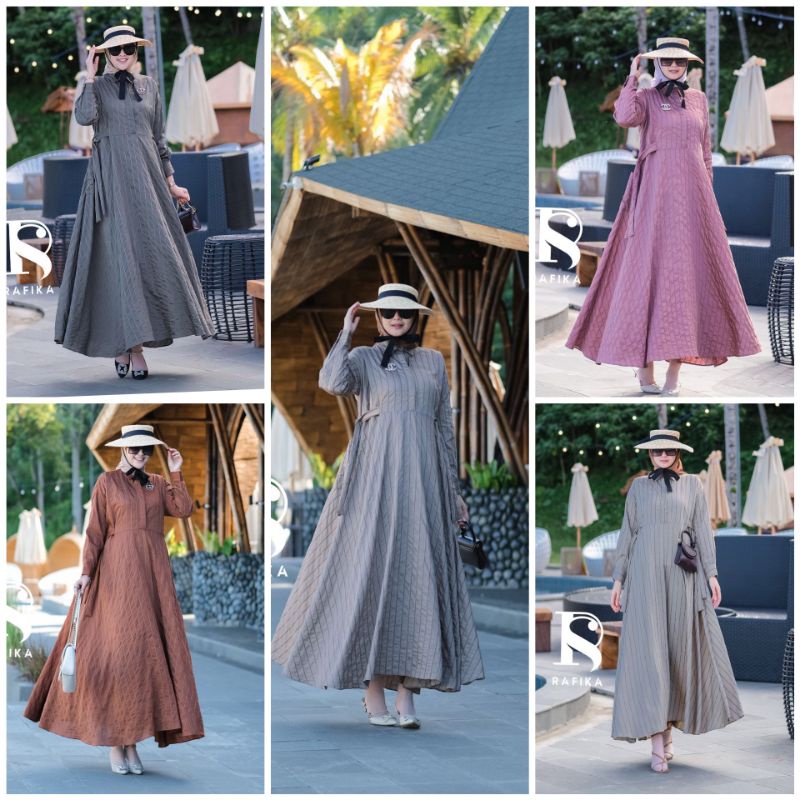 DAVIRA MIDI DRESS by RAFIKA STORE