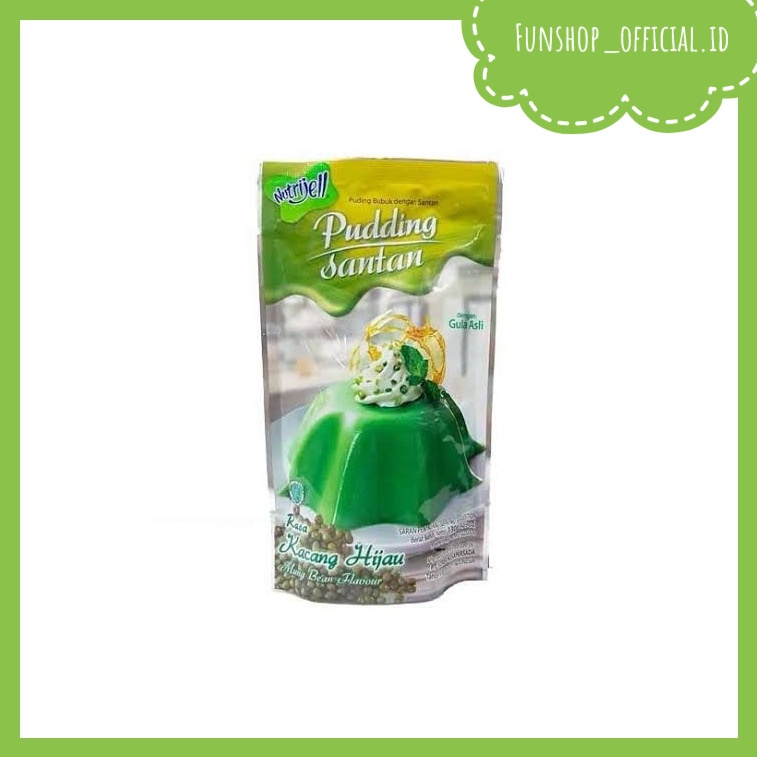 

Nutrijel pudding lapis gula jawa / Nutrijel pudding santan Kacang hijau 110gr