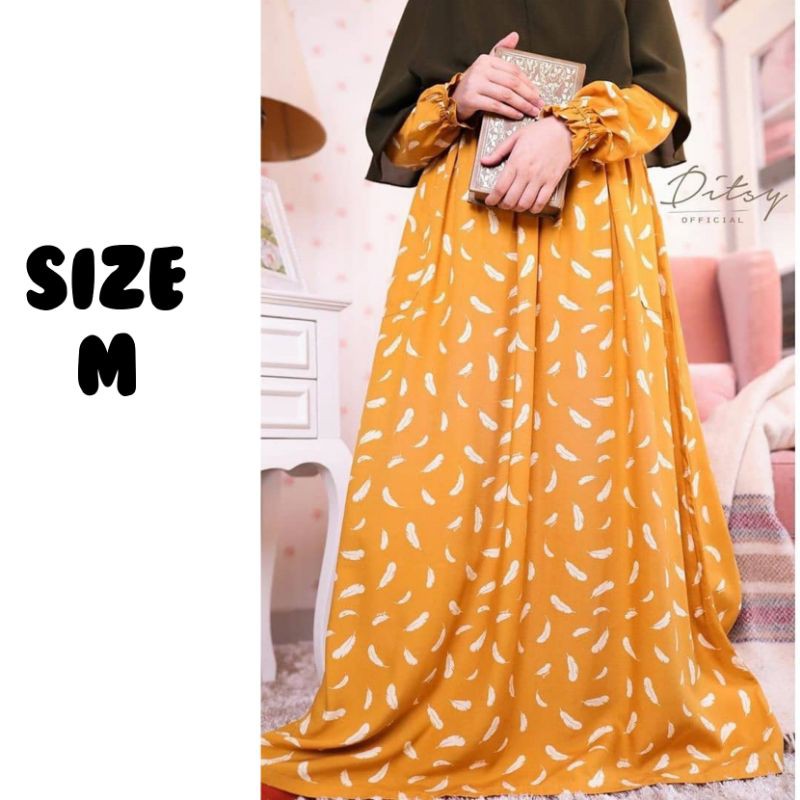 DASTER DITSY NOVEMBER 2020 QUILL MUSTARD NIGHTGOWN SIZE M BY DITSY OFFICIAL