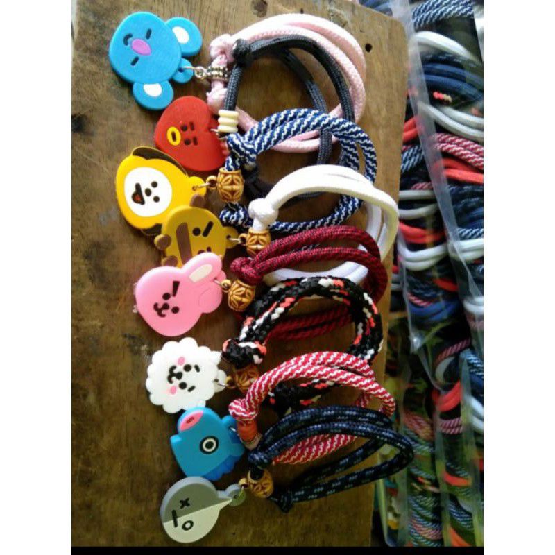 Gelang Tali Bandul BTS