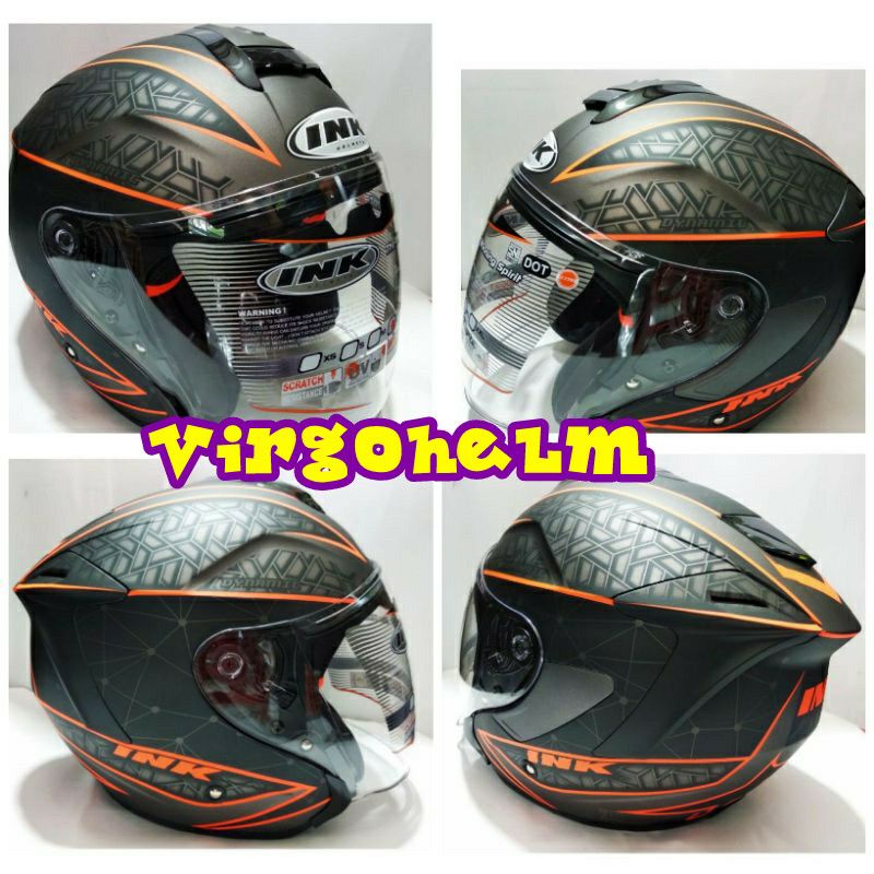 INK HELM DYNAMIC MOTIF 2 BLACK RED FLUO DOF