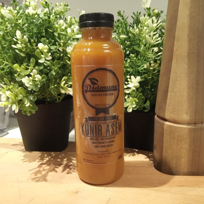

DJAMUNE Jamu Tradisional Kunyit Asam Kunir Asem Ekstra Sirih250 ml