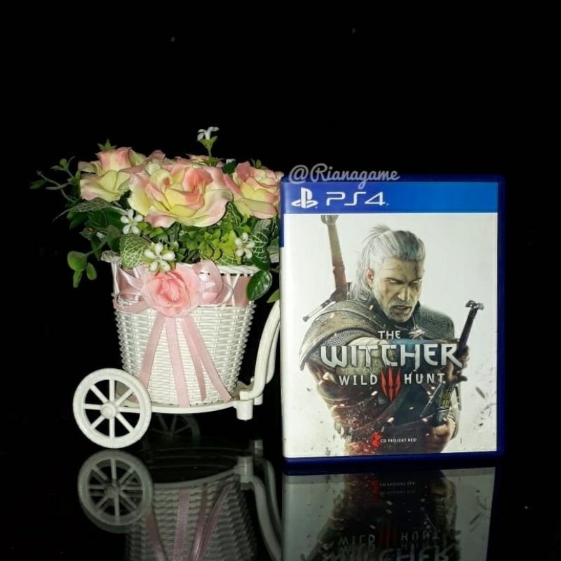 BD Kaset PS4 The Witcher 3 Game Playstation 4 PS 4 Bekas Second Mulus