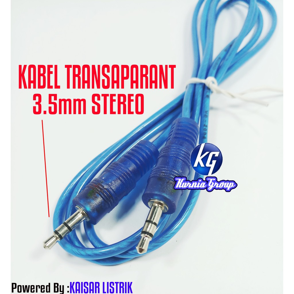 Kabel AUX Audio MP3 Stereo To Stereo Jek 3.5mm HP ke Mobil 1.1 Atau Ke Laptop BERKUALITAS