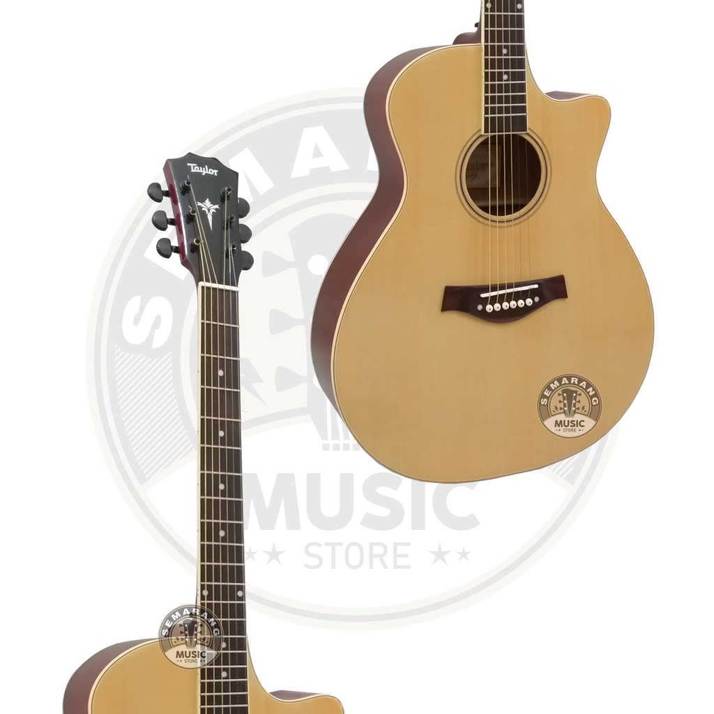 Gitar Akustik Taylor Custom Paket Super Komplit