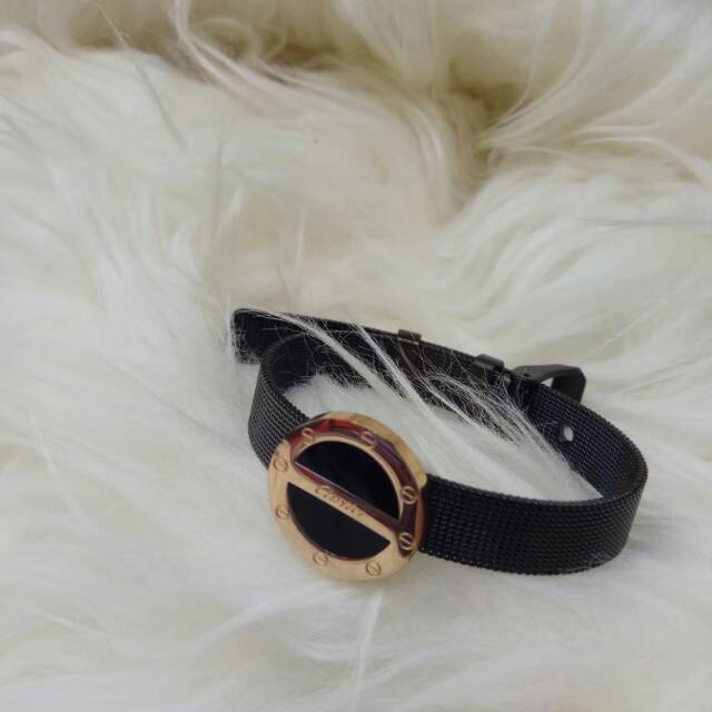 GELANG WANITA IMPORT / GELANG TITANIUM STANLESS STEEL /GELANG CANTIK / GELANG GESPER