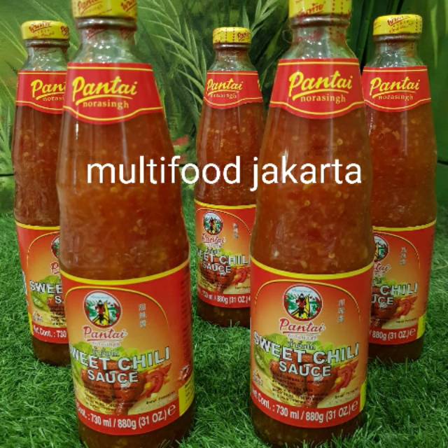 

Sweet chilli sauce pantai / sambel bangkok merk pantai norasingh 730 ml