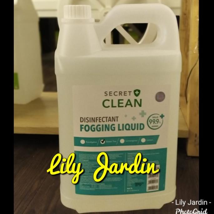 ((((()paling dicari] Secret Clean Disinfectant Fogging Liquid / Disinfektan Fogging - 5 Lt