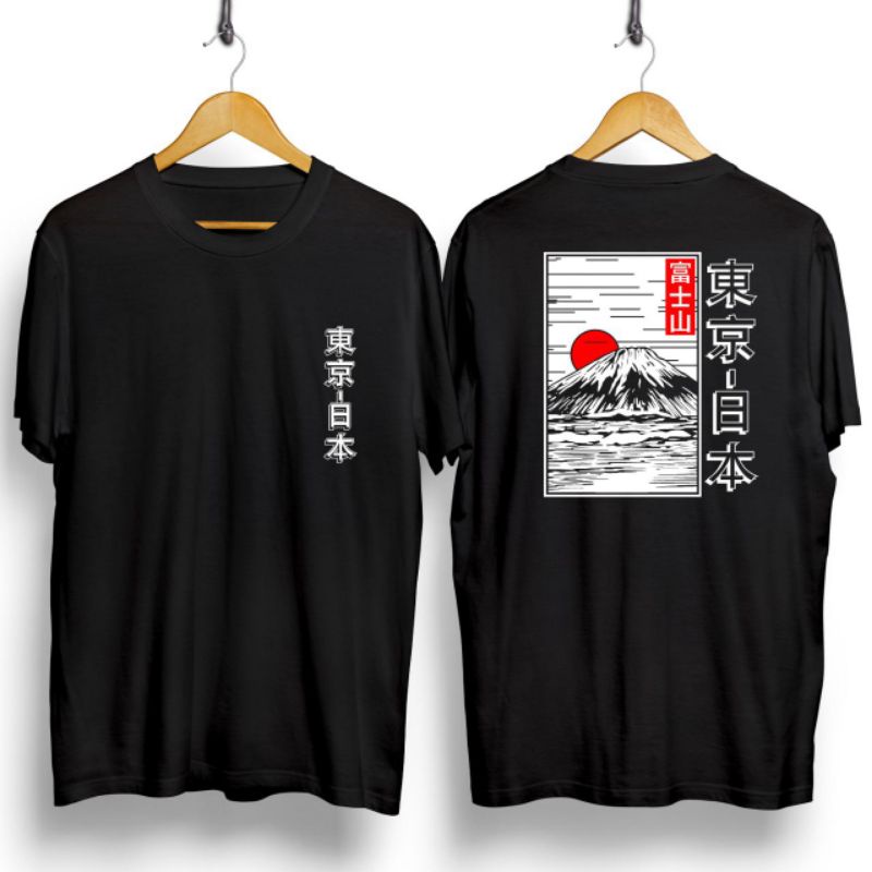 Kaos unisex Local brand hype Gunung Jepang