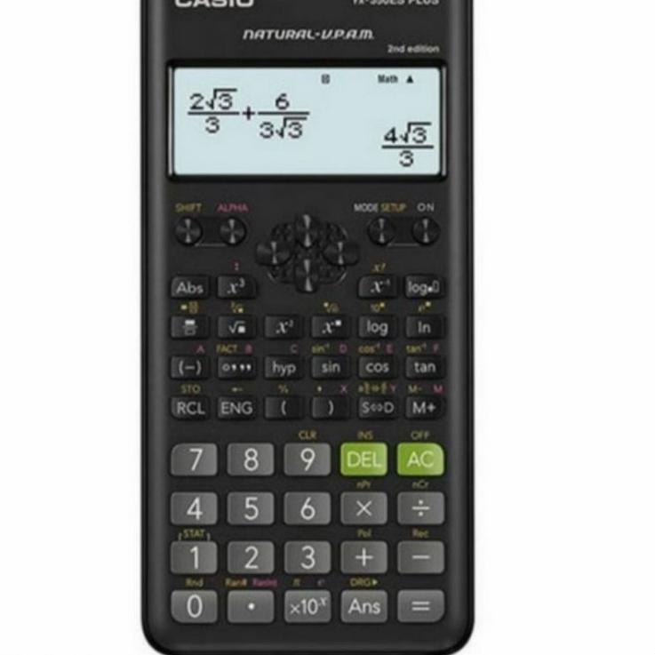 

Miliki - KALKULATOR SEKOLAH KULIAH Casio FX 350 ES PLUS ORIGINAL - Scientific Calculator ,.