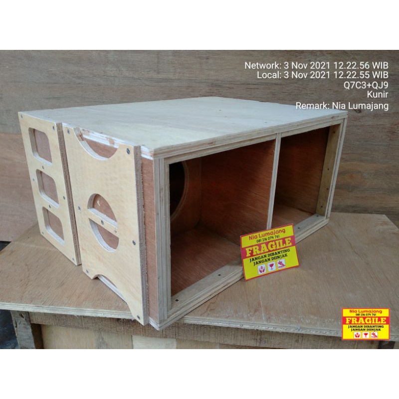 Box Speaker 6 Inch Double