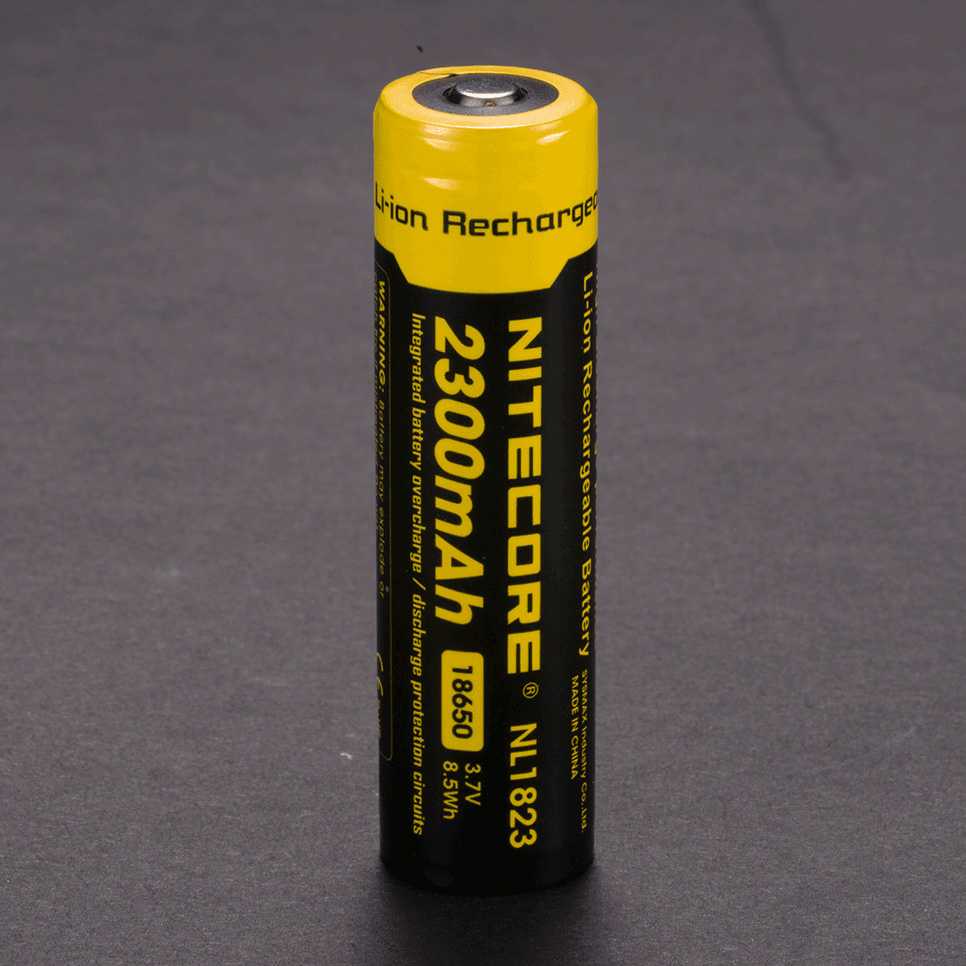 NITECORE 18650 Baterai Li-ion 2300mAh 3.7V - NL1823