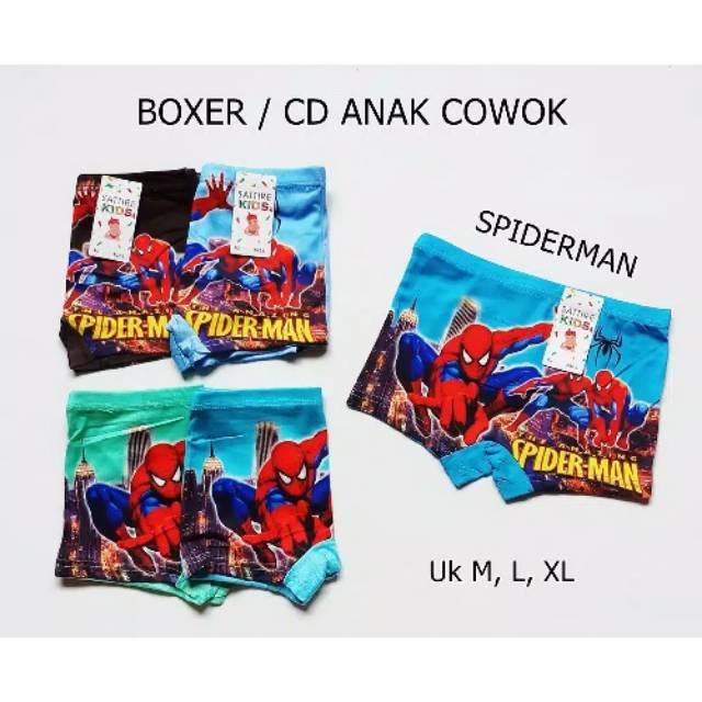 BOXER ANAK COWOK / CELANA DALAM ANAK COWOK IMPORT / CD ANAK SUPERHERO