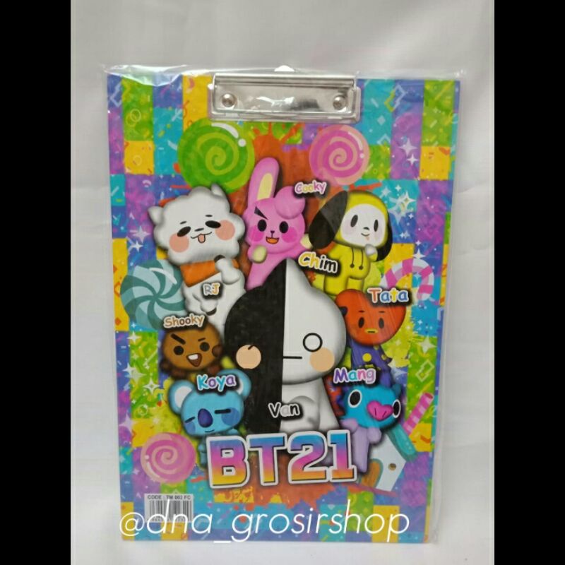

(1 Pcs) Clipboard Karakter / Papan Jalan / Papan Menulis Karakter