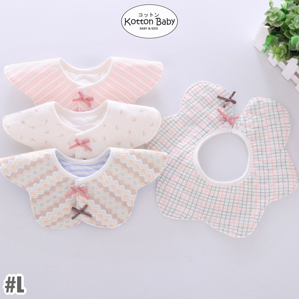 Premium BIB SLABBER BUNGA BAYI SET CELEMEK TATAKAN LIUR ANAK NMD L catalog