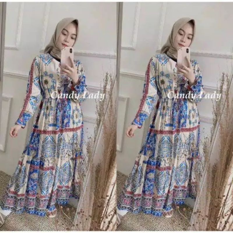 GAMIS ETNIK HONGKONG TERBARU / GAMIS MURAH / GAMIS GROSIR