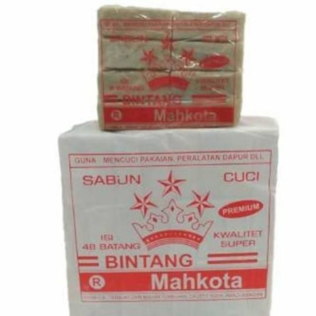 SABUN MAHKOTA BINTANG PREMIUM SABUN MERAH MAHKOTA BINTANG SABUN PENGHILANG NODA