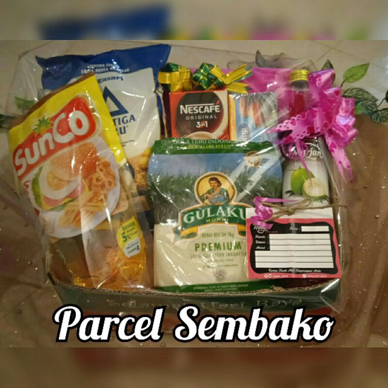 PARCEL SEMBAKO Paket Sembako Murah Minyak Gula Tepung Terigu Sirup Kopi