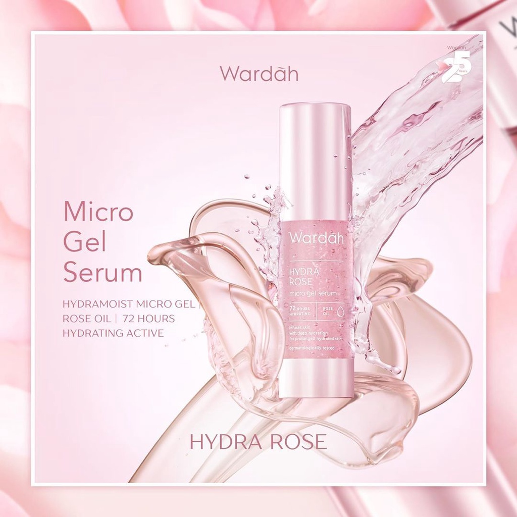 Wardah Hydra Rose Micro Gel Serum