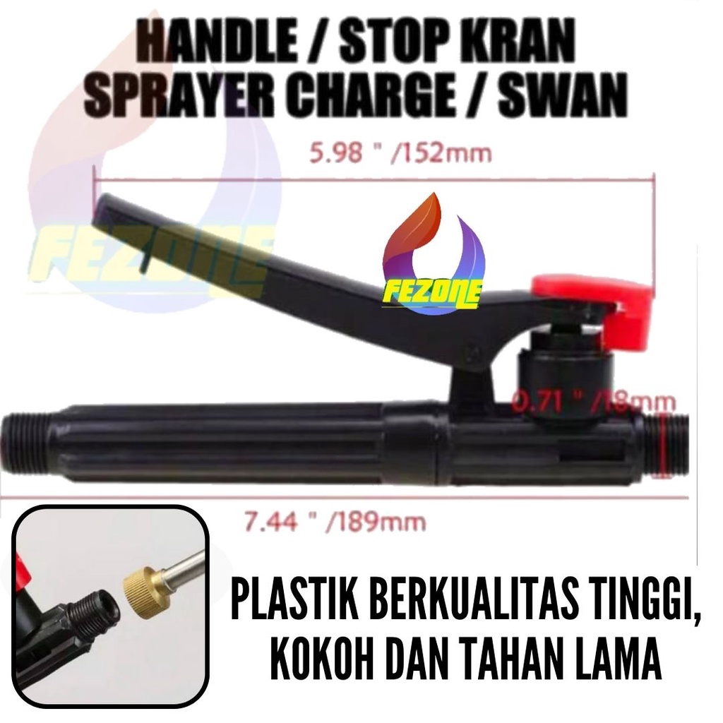 Stop Kran Pompa Stop Kran Pencet Sprayer Elektrik FEZONE