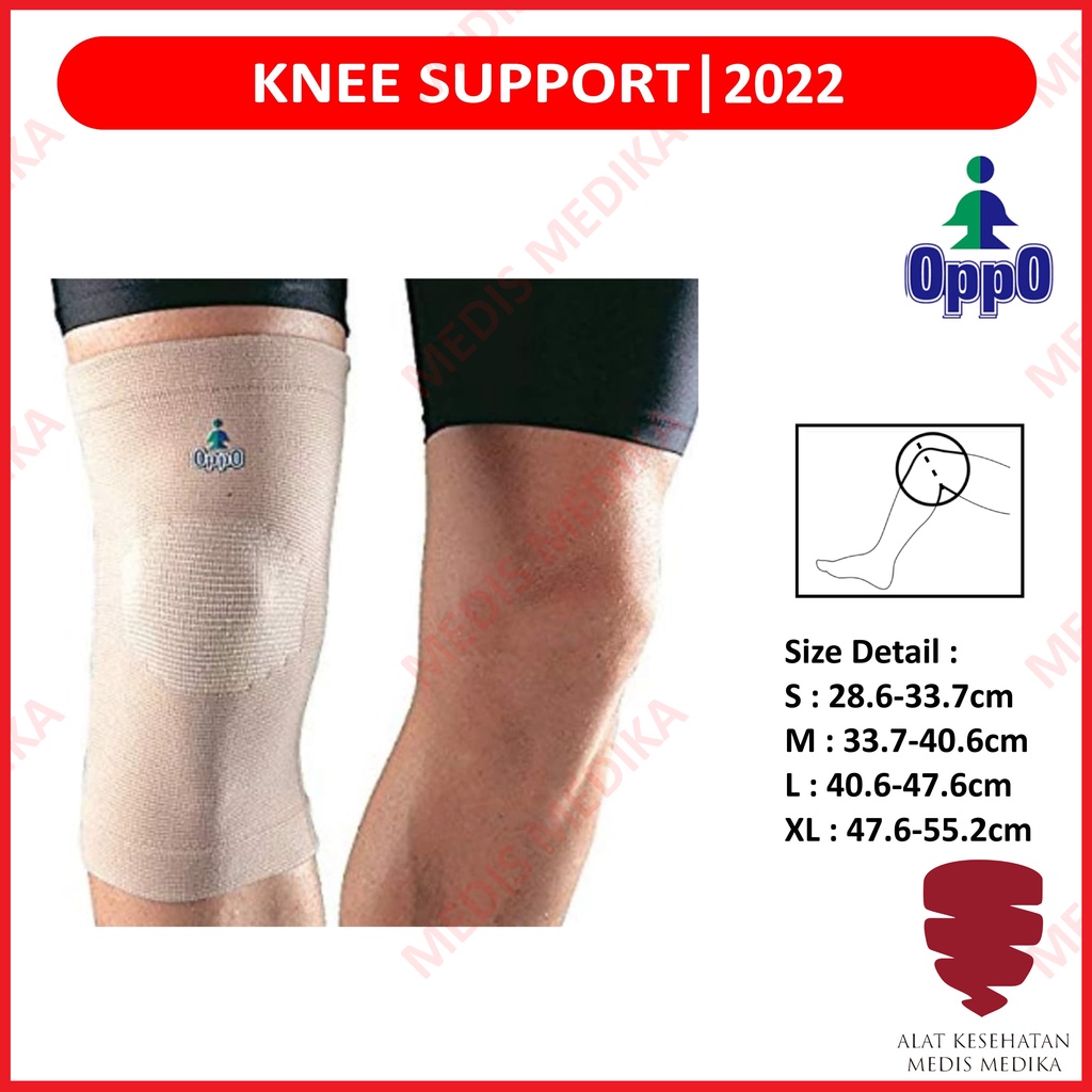Oppo Knee Support 2022 Deker Kesehatan Alat Bantu Pelindung Lutut Dekker Terapi Sakit Penyangga Pergelangan Kaki Futsal Badminton