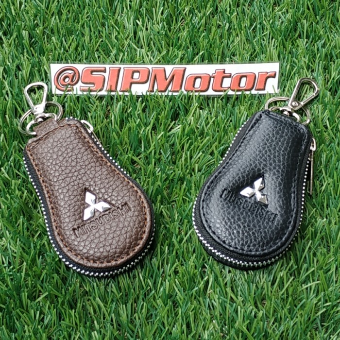 Dompet STNK Mobil Kunci Keyless Mitsubishi - Hitam