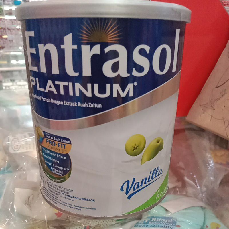 

ENTRASOL PLATINUM RASA VANILA 400 GRAM