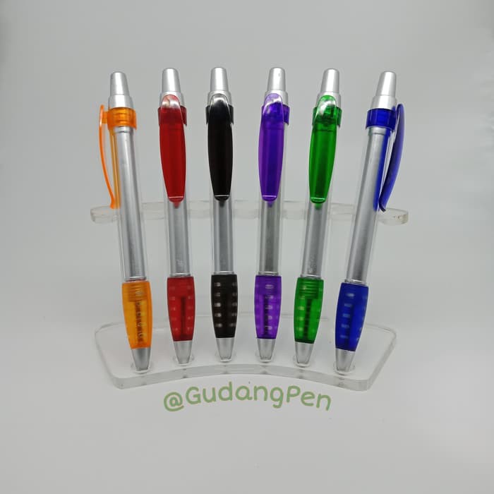 

Pulpen Plastik Souvenir Promosi 736 Bisa Custom Logo Tulisan (MIN ORDER 50 PCS)