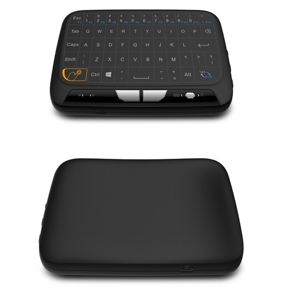 Alphun Air Mouse Touchpad Keyboard Wireless 2.4 GHz - H18 - Black