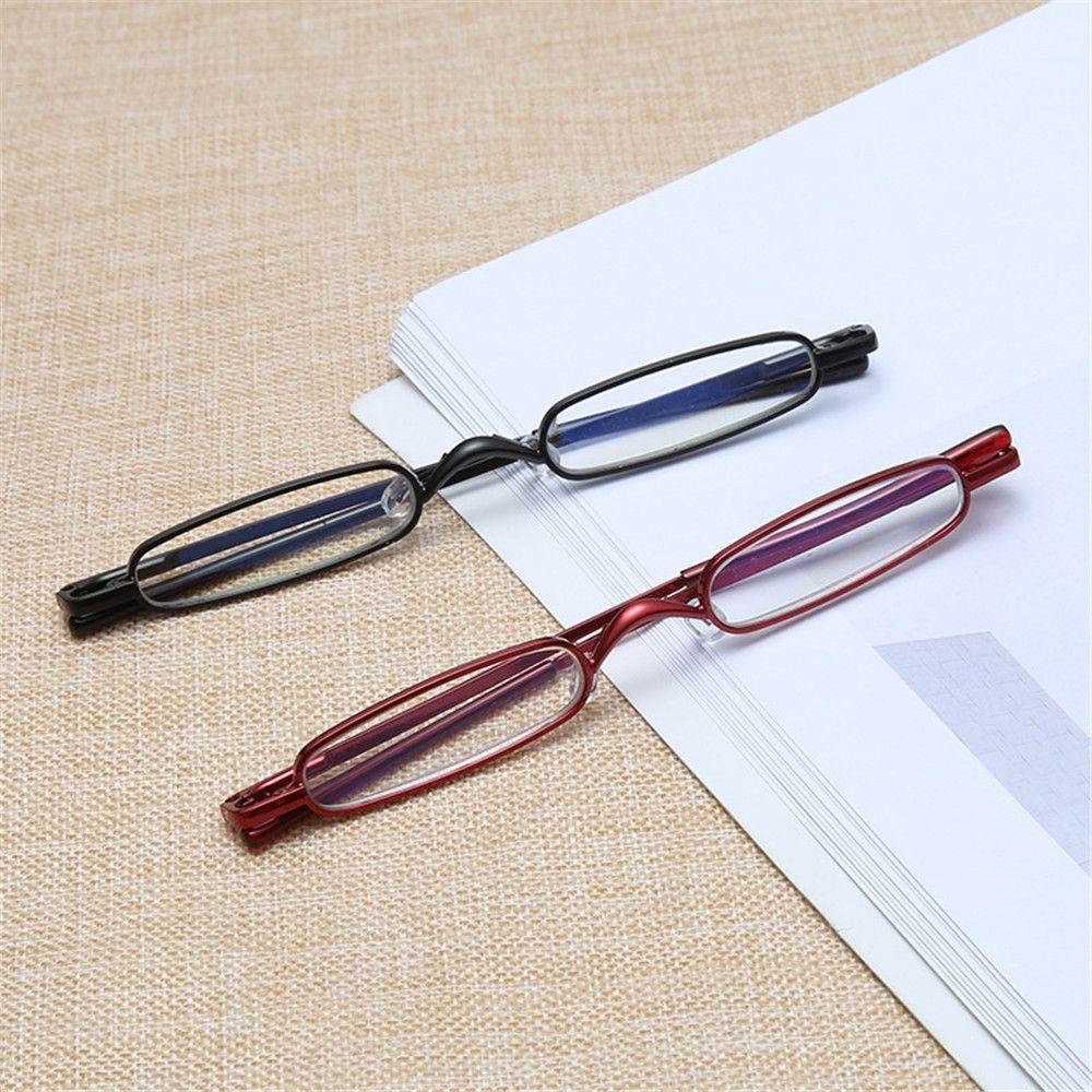 Lily Kacamata Baca Mini Ringan Pria Wanita Bingkai Logam Anti-Cahaya Biru Kacamata Baca Presbyopic Glasses Blue Light Blocking