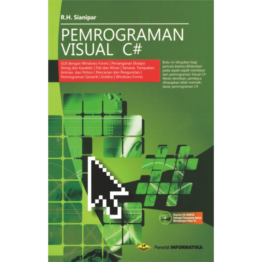 Termurah 100% Original Pemrograman Visual C# + CD R.H SIANIPAR
