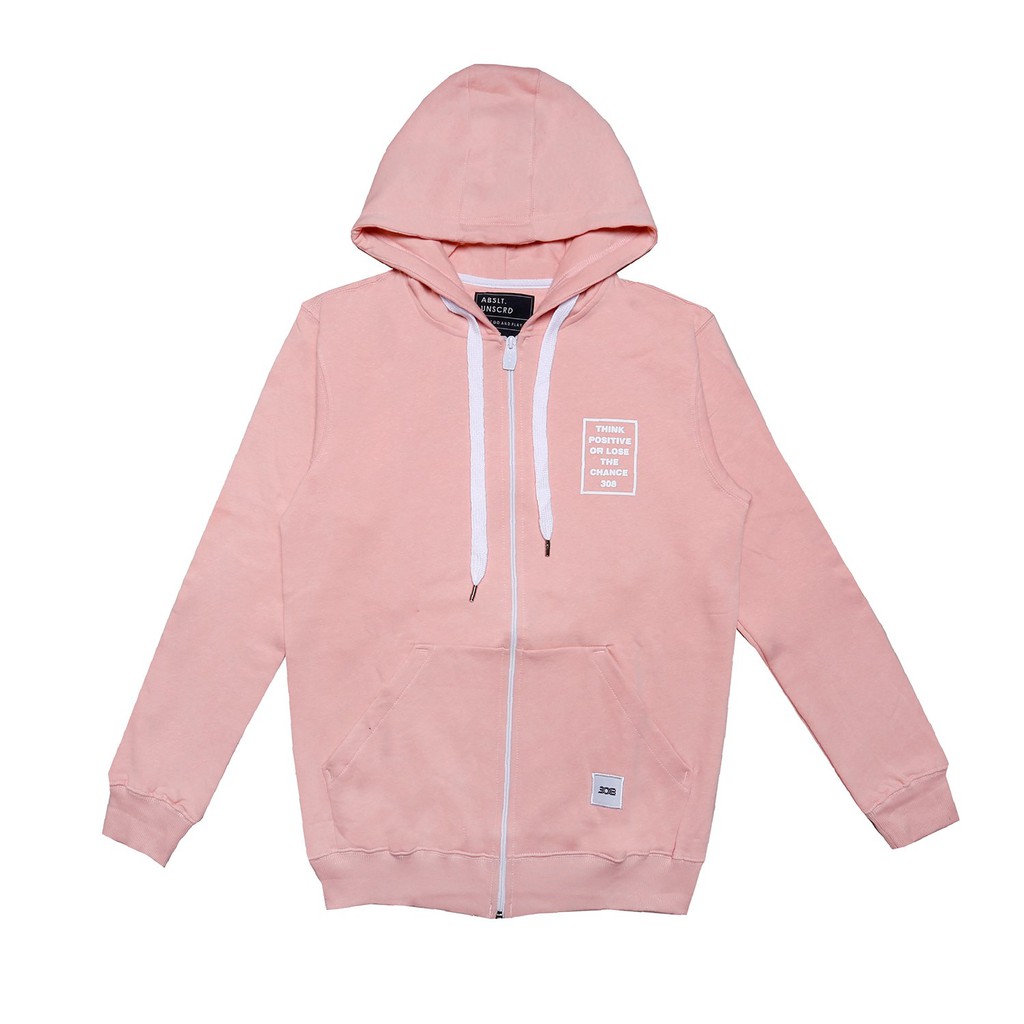 308 ABSLTUNSCRD - Zip Hoodie The Chance 308 - Pink