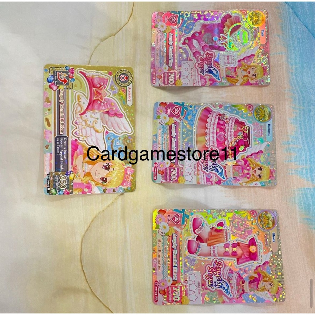 aikatsu kartu premium set angely gemini ichigo hoshimiya