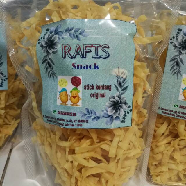 

Stick Kentang Rafis, cemilan murah, keripik kentang