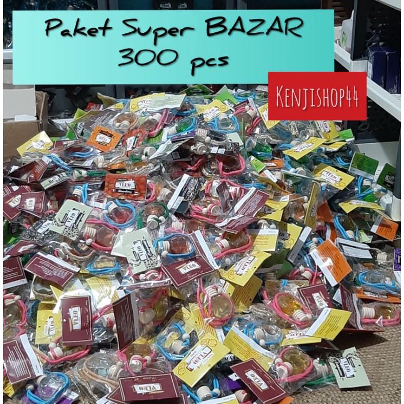 paket bazar parfum mobil dan ruangan vleo scent per 300 pcs