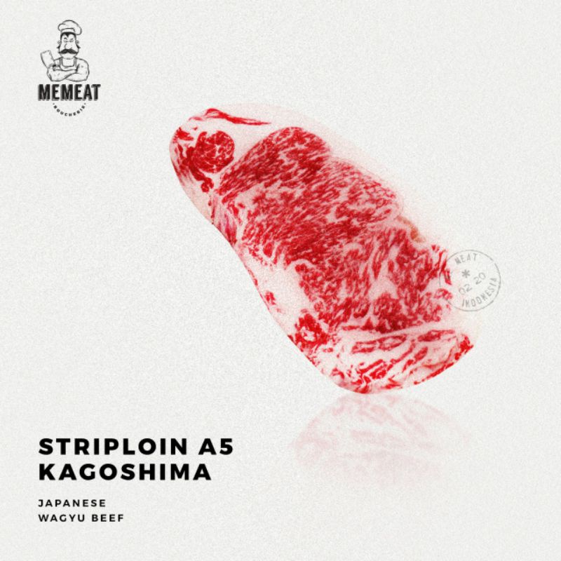 

Striploin A5 Kagoshima - Japanese Wagyu A5 Beef - Memeat