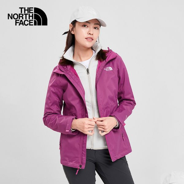 The North Face Women Arrowood Triclimate Jacket Purple Grey-NF0A4NCZNZ2