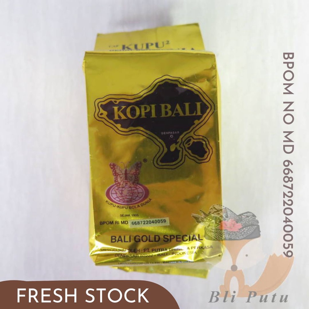 

Kopi Bali Gold Special Kupu-Kupu Bola Dunia - 100gr