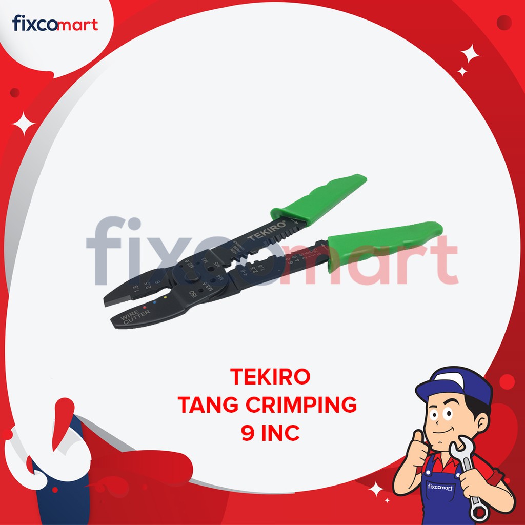 Tekiro Tang Crimping 9 Inch / Tekiro Five Way Deluxe Crimping Tool 9&quot;