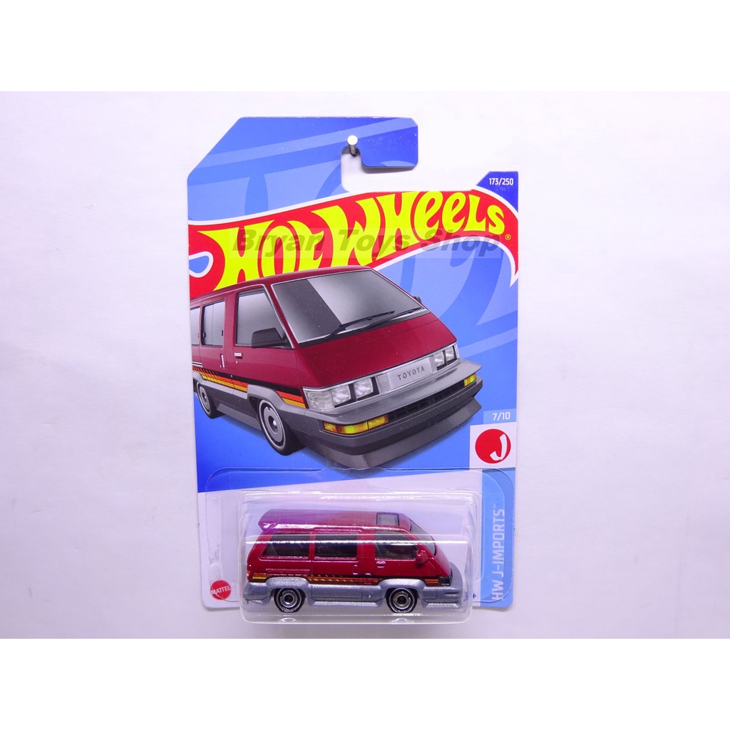 Hot Wheels 1986 Toyota Van Merah