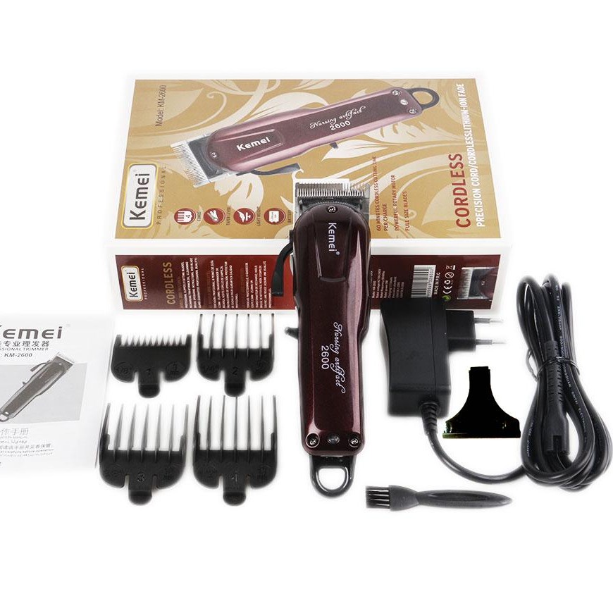 GROSIR Kemei KM-2600 Isi 24 Pcs Dus Karton Hair Clipper Cukur Rambut